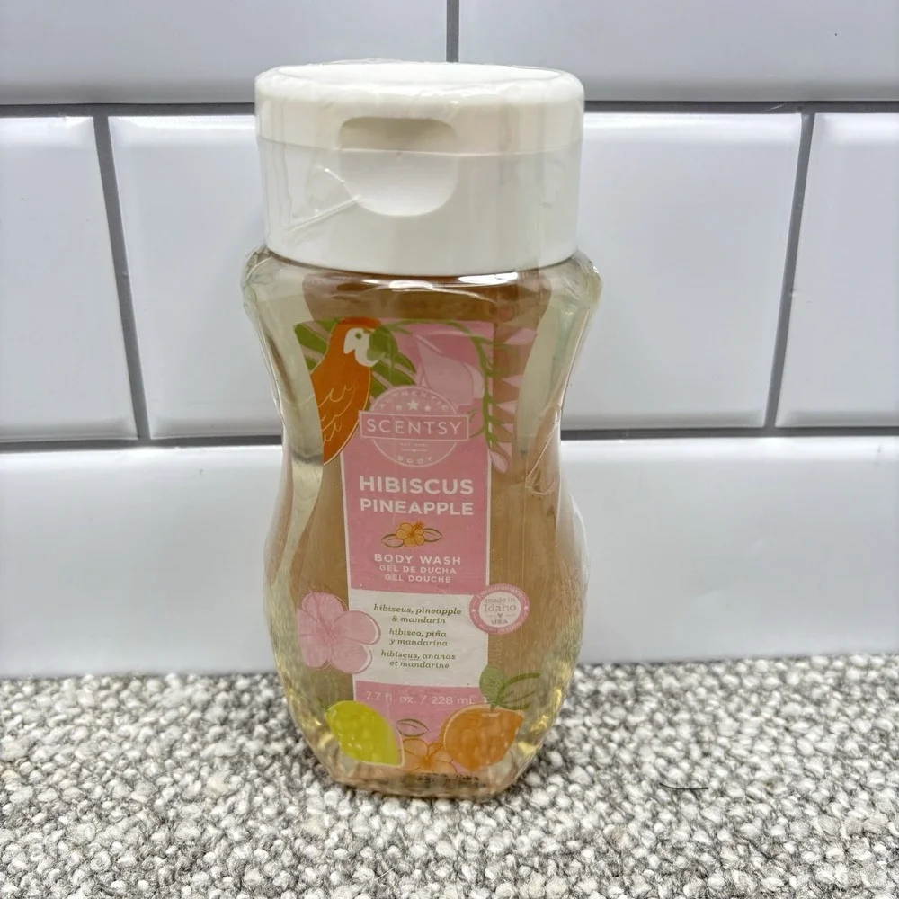 Scentsy Body Wash Hibiscus‎ Pineapple 7.7 Oz New Sealed